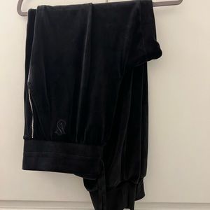 Victoria Secret velour rhinestone joggers